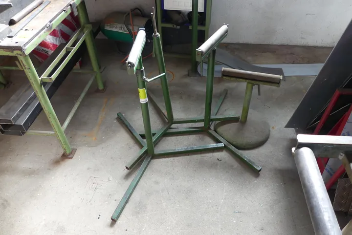 3x Rollbock und Halterung